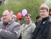 Депутаты: Эдуард Кожемякин (слева), Сергей Бондаренко (в центре)