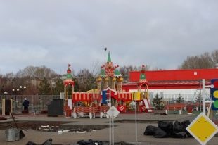 Открытие детского комплекса «Кремль» на Затулинке