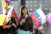 Обращаясь к горожанам, Надежда Николаевна отметила, что День весны и труда объединяет людей разных профессий и поколений