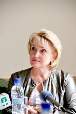 Пресс-конференция председателя Совета депутатов города Новосибирска Надежды Болтенко